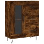 Aparador alto madera contrachapada roble ahumado 69,5x34x180 cm de vidaXL, Aparadores - Ref: Foro24-3189506, Precio: 146,81 €...