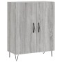 Aparador alto madera contrachapada gris sonoma 69,5x34x180 cm de vidaXL, Aparadores - Ref: Foro24-3189251, Precio: 132,99 €, ...