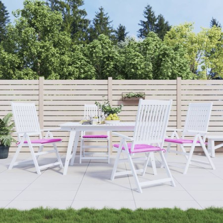 Gartenstuhlkissen 4 Stück rosa Stoff 40x40x3 cm von vidaXL, Kissen für Stühle und Sofas - Ref: Foro24-361027, Preis: 36,99 €,...