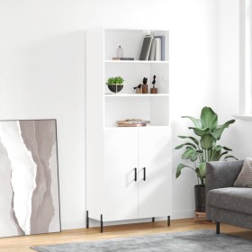 High glossy white plywood sideboard 69.5x34x180 cm by vidaXL, Sideboards - Ref: Foro24-3189263, Price: 135,21 €, Discount: %