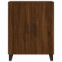 Aparador alto madera contrachapada marrón roble 69,5x34x180 cm de vidaXL, Aparadores - Ref: Foro24-3189284, Precio: 157,72 €,...