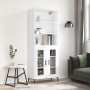 Tall white plywood sideboard 69.5x34x180 cm by vidaXL, Sideboards - Ref: Foro24-3189317, Price: 138,42 €, Discount: %