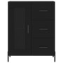 Tall black plywood sideboard 69.5x34x180 cm by vidaXL, Sideboards - Ref: Foro24-3189518, Price: 175,30 €, Discount: %