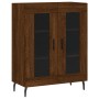 Tall oak brown plywood sideboard 69.5x34x180 cm by vidaXL, Sideboards - Ref: Foro24-3189340, Price: 145,99 €, Discount: %