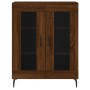 Tall oak brown plywood sideboard 69.5x34x180 cm by vidaXL, Sideboards - Ref: Foro24-3189340, Price: 145,99 €, Discount: %