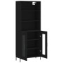 Tall black plywood sideboard 69.5x34x180 cm by vidaXL, Sideboards - Ref: Foro24-3189326, Price: 156,99 €, Discount: %