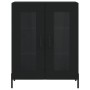 Tall black plywood sideboard 69.5x34x180 cm by vidaXL, Sideboards - Ref: Foro24-3189326, Price: 156,99 €, Discount: %