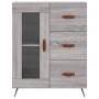 High sideboard sonoma gray plywood 69.5x34x180 cm by vidaXL, Sideboards - Ref: Foro24-3189483, Price: 153,45 €, Discount: %