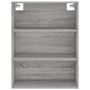 High sideboard sonoma gray plywood 69.5x34x180 cm by vidaXL, Sideboards - Ref: Foro24-3189507, Price: 151,99 €, Discount: %