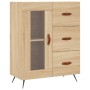 Aparador alto madera contrachapada color roble 69,5x34x180 cm de vidaXL, Aparadores - Ref: Foro24-3189480, Precio: 156,73 €, ...