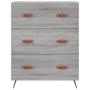 Aparador alto madera contrachapada gris sonoma 69,5x34x180 cm de vidaXL, Aparadores - Ref: Foro24-3189355, Precio: 167,99 €, ...