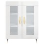 High glossy white plywood sideboard 69.5x34x180 cm by vidaXL, Sideboards - Ref: Foro24-3189295, Price: 138,99 €, Discount: %