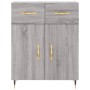 Aparador alto madera contrachapada gris sonoma 69,5x34x180 cm de vidaXL, Aparadores - Ref: Foro24-3200503, Precio: 137,44 €, ...