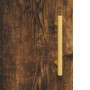 Tall smoked oak plywood highboard 69.5x34x180 cm by vidaXL, Sideboards - Ref: Foro24-3200510, Price: 131,18 €, Discount: %