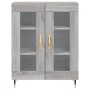 Aparador alto madera contrachapada gris sonoma 69,5x34x180 cm de vidaXL, Aparadores - Ref: Foro24-3189299, Precio: 145,97 €, ...