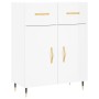 Hochglänzendes Sideboard aus weißem Sperrholz, 69,5 x 34 x 180 cm von vidaXL, Sideboards - Ref: Foro24-3200499, Preis: 137,99...