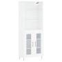 High glossy white plywood sideboard 69.5x34x180 cm by vidaXL, Sideboards - Ref: Foro24-3189303, Price: 137,99 €, Discount: %