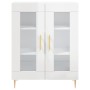 High glossy white plywood sideboard 69.5x34x180 cm by vidaXL, Sideboards - Ref: Foro24-3189303, Price: 137,99 €, Discount: %