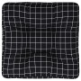 Cushion for pallets black checkered fabric 60x60x12 cm by vidaXL, Cushions for chairs and sofas - Ref: Foro24-360463, Price: ...