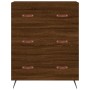 Tall oak brown plywood sideboard 69.5x34x180 cm by vidaXL, Sideboards - Ref: Foro24-3189356, Price: 166,99 €, Discount: %