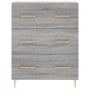 Aparador alto madera contrachapada gris sonoma 69,5x34x180 cm de vidaXL, Aparadores - Ref: Foro24-3189371, Precio: 161,44 €, ...