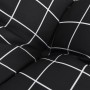 Cushion for pallets black checkered fabric 60x60x12 cm by vidaXL, Cushions for chairs and sofas - Ref: Foro24-360463, Price: ...