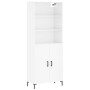 High glossy white plywood sideboard 69.5x34x180 cm by vidaXL, Sideboards - Ref: Foro24-3189255, Price: 143,05 €, Discount: %