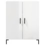 High glossy white plywood sideboard 69.5x34x180 cm by vidaXL, Sideboards - Ref: Foro24-3189255, Price: 143,05 €, Discount: %