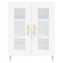 Aparador alto madera contrachapada blanco 69,5x34x180 cm de vidaXL, Aparadores - Ref: Foro24-3189301, Precio: 147,99 €, Descu...