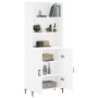 Aparador alto madera contrachapada blanco 69,5x34x180 cm de vidaXL, Aparadores - Ref: Foro24-3189253, Precio: 149,41 €, Descu...