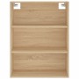 Aparador alto madera contrachapada color roble 69,5x34x180 cm de vidaXL, Aparadores - Ref: Foro24-3200508, Precio: 133,99 €, ...