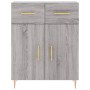 Aparador alto madera contrachapada gris sonoma 69,5x34x180 cm de vidaXL, Aparadores - Ref: Foro24-3200511, Precio: 134,99 €, ...