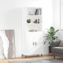 High glossy white plywood sideboard 69.5x34x180 cm by vidaXL, Sideboards - Ref: Foro24-3189271, Price: 143,19 €, Discount: %