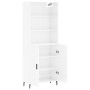 High glossy white plywood sideboard 69.5x34x180 cm by vidaXL, Sideboards - Ref: Foro24-3189271, Price: 143,19 €, Discount: %