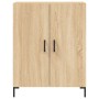 Aparador alto madera contrachapada color roble 69,5x34x180 cm de vidaXL, Aparadores - Ref: Foro24-3189256, Precio: 166,13 €, ...