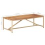 Mesa de centro de madera maciza de sheesham 120x60x40 cm de vidaXL, Mesas de centro - Ref: Foro24-286339, Precio: 112,99 €, D...