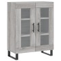 Aparador alto madera contrachapada gris sonoma 69,5x34x180 cm de vidaXL, Aparadores - Ref: Foro24-3189347, Precio: 150,44 €, ...