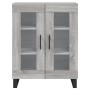 Aparador alto madera contrachapada gris sonoma 69,5x34x180 cm de vidaXL, Aparadores - Ref: Foro24-3189347, Precio: 150,44 €, ...