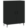 Tall black plywood sideboard 69.5x34x180 cm by vidaXL, Sideboards - Ref: Foro24-3189270, Price: 155,05 €, Discount: %