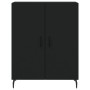 Tall black plywood sideboard 69.5x34x180 cm by vidaXL, Sideboards - Ref: Foro24-3189270, Price: 155,05 €, Discount: %