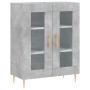 Concrete gray plywood tall sideboard 69.5x34x180 cm by vidaXL, Sideboards - Ref: Foro24-3189305, Price: 137,99 €, Discount: %