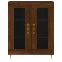 Tall oak brown plywood sideboard 69.5x34x180 cm by vidaXL, Sideboards - Ref: Foro24-3189300, Price: 145,97 €, Discount: %