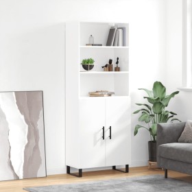 High glossy white plywood sideboard 69.5x34x180 cm by vidaXL, Sideboards - Ref: Foro24-3189279, Price: 147,99 €, Discount: %