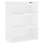 High glossy white plywood sideboard 69.5x34x180 cm by vidaXL, Sideboards - Ref: Foro24-3189279, Price: 147,70 €, Discount: %