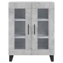 Aparador alto madera contrachapada gris hormigón 69,5x34x180 cm de vidaXL, Aparadores - Ref: Foro24-3189345, Precio: 142,73 €...