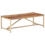 Mesa de centro de madera maciza de sheesham 120x60x40 cm de vidaXL, Mesas de centro - Ref: Foro24-286339, Precio: 112,99 €, D...