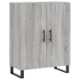 Aparador alto madera contrachapada gris sonoma 69,5x34x180 cm de vidaXL, Aparadores - Ref: Foro24-3189283, Precio: 143,05 €, ...