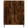 Tall smoked oak plywood sideboard 69.5x34x180 cm by vidaXL, Sideboards - Ref: Foro24-3189274, Price: 138,99 €, Discount: %