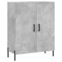 Aparador alto madera contrachapada gris hormigón 69,5x34x180 cm de vidaXL, Aparadores - Ref: Foro24-3189265, Precio: 137,06 €...