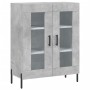 Aparador alto madera contrachapada gris hormigón 69,5x34x180 cm de vidaXL, Aparadores - Ref: Foro24-3189329, Precio: 143,99 €...